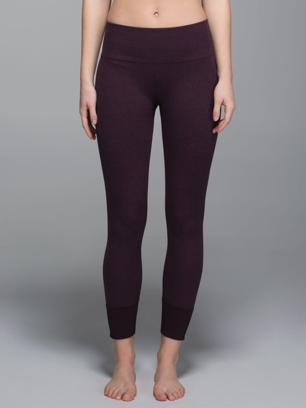 Lululemon Athletica Ebb To Street Pant in Heathered Black Cherry - Size 8*